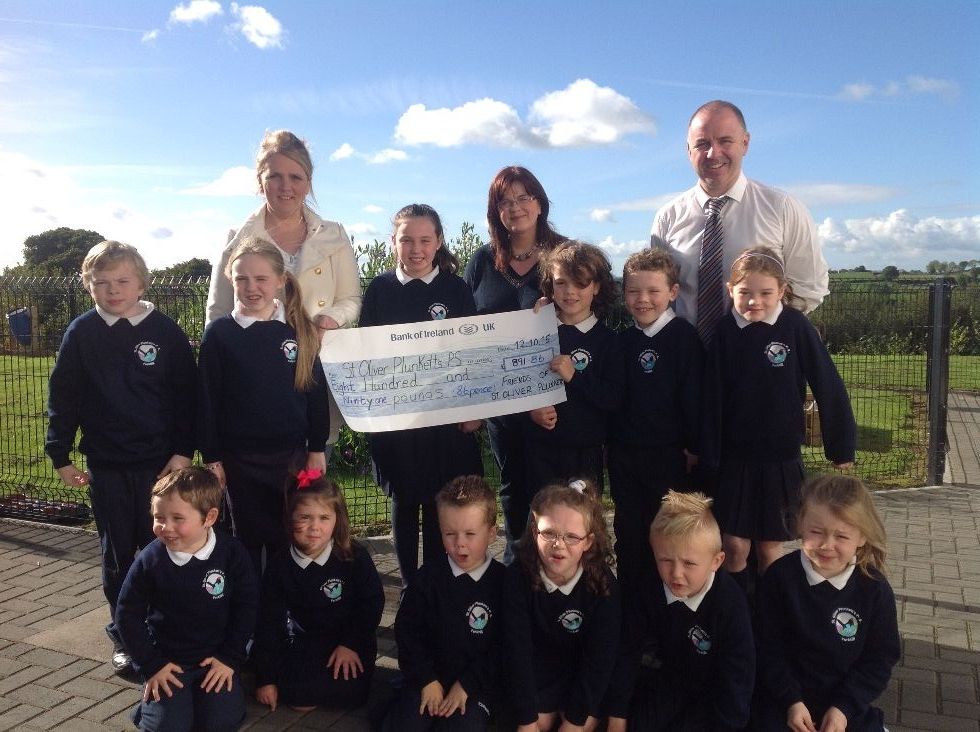 Donation from the Friends of St Oliver Plunkett's 