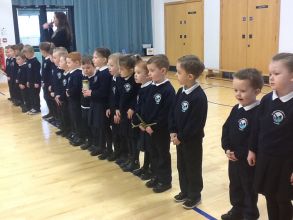 Primary One Lead Our School Assembly In Style!