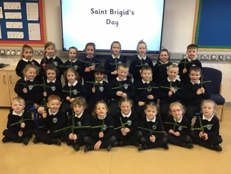 St Brigid's Day in P1-2